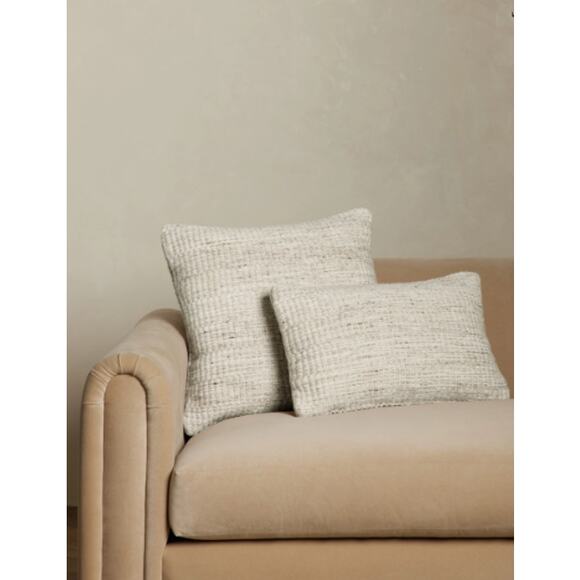 Lulu And Georgia Riri Lumbar Pillow Light Natural 13 x 20" Set of 2 - Picture 1 of 8